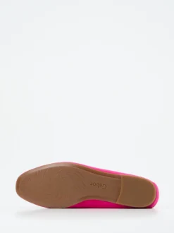 Gabor – Loafer aus Veloursleder in Pink