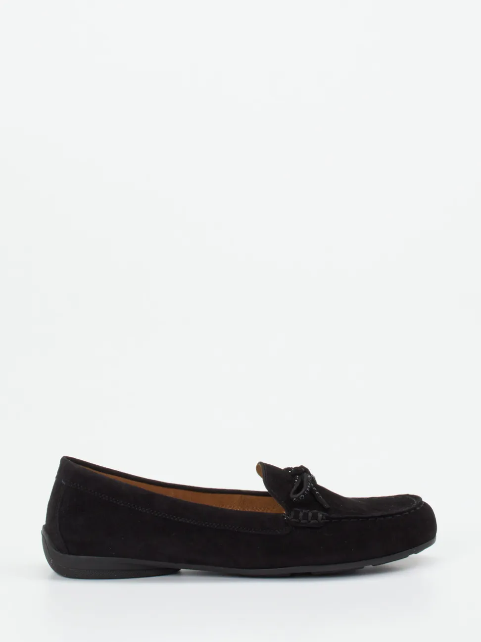 Gabor – Loafer aus Veloursleder in Schwarz