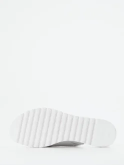 Gabor – Plateau-Pantolette aus Kalbleder Weiß