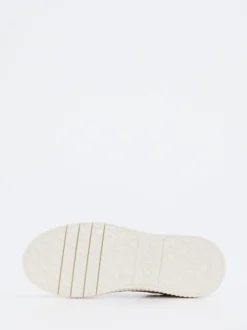 Gabor – Plateau-Sneaker aus Veloursleder beigebraun
