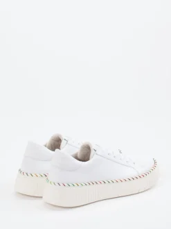Gabor – Plateau-Sneaker aus Kalbleder Weiß