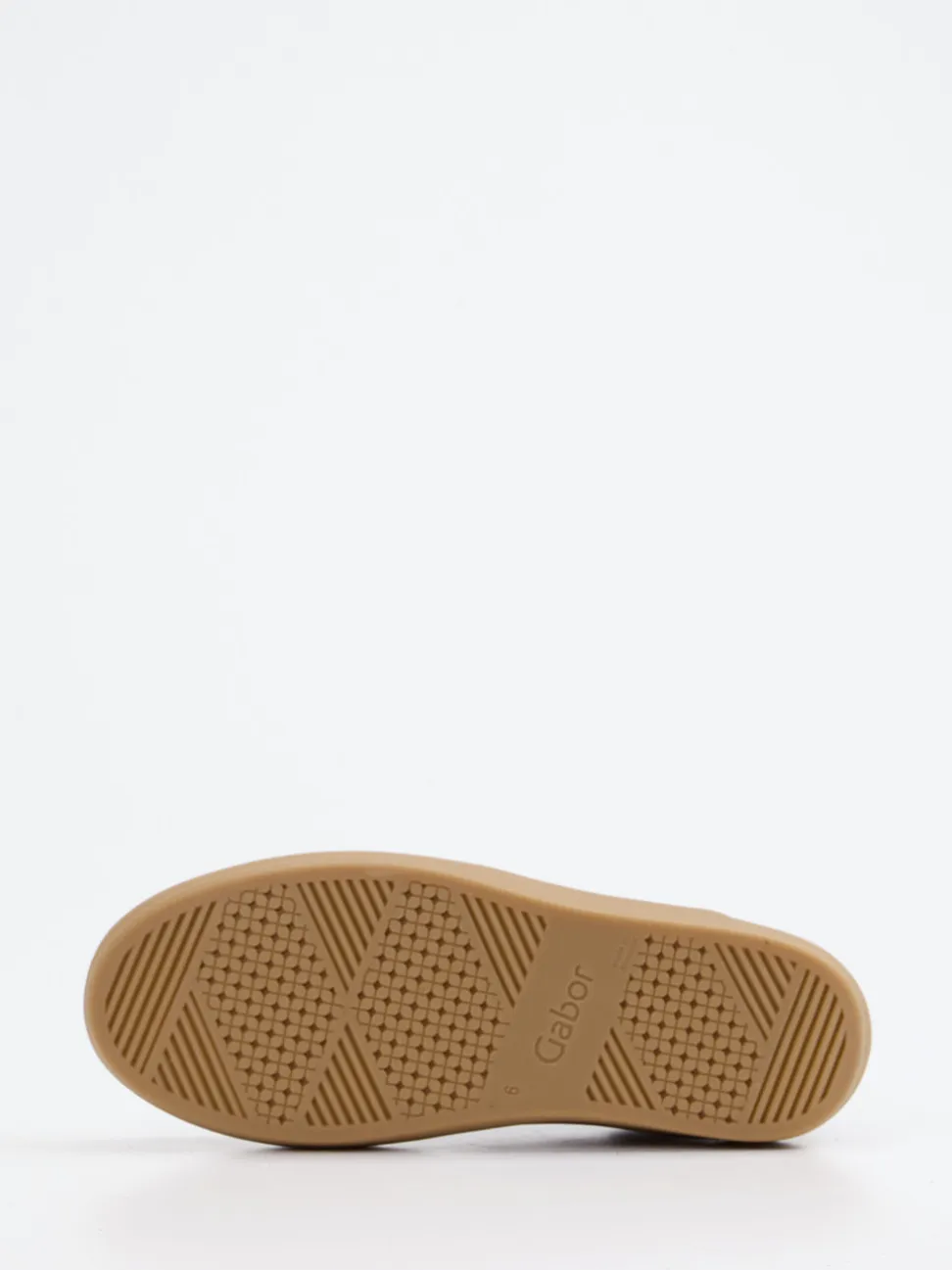 Gabor – Plateau-Sneaker aus Veloursleder bordeauxrot
