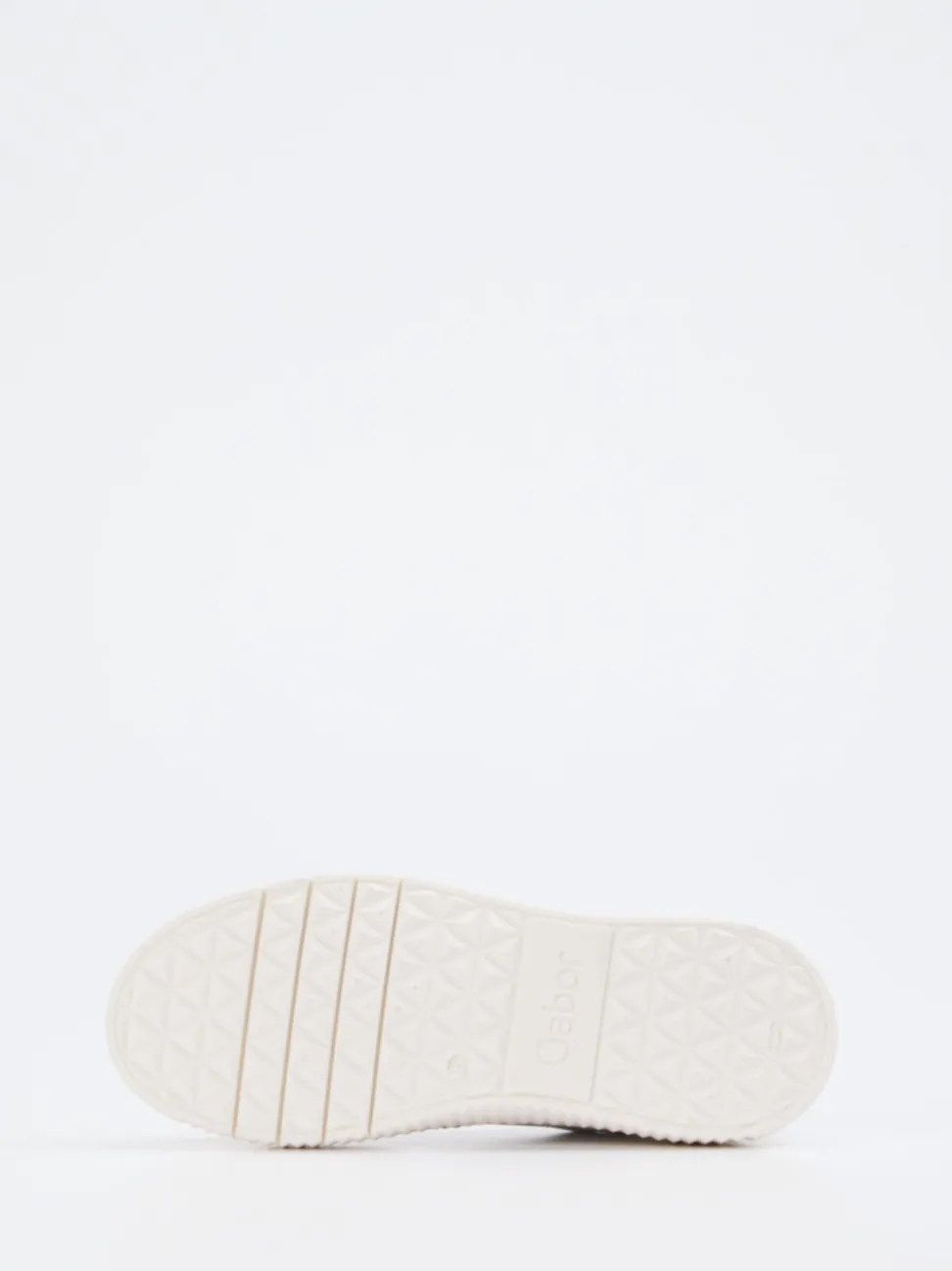 Gabor – Plateau-Sneaker aus Kalbleder weiß