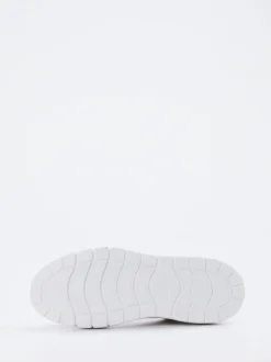 Gabor – Plateau-Sneaker aus Kalbleder weiß