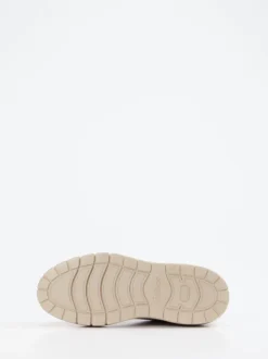 Gabor – Plateau-Sneaker aus Veloursleder Sandbeige