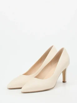 Gabor – Pumps aus Lammleder in Cremeweiß