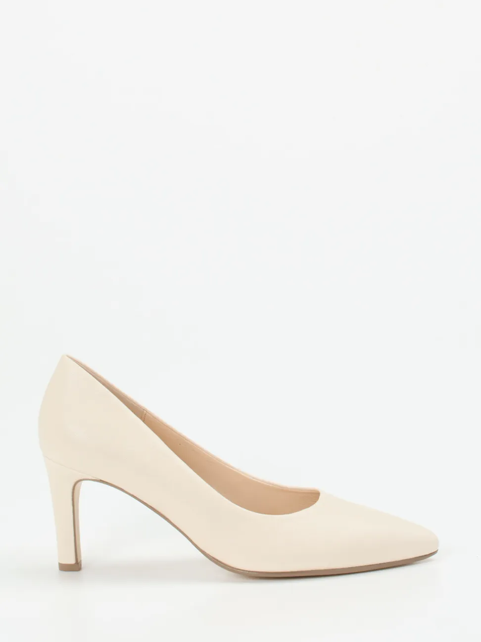 Gabor – Pumps aus Lammleder in Cremeweiß