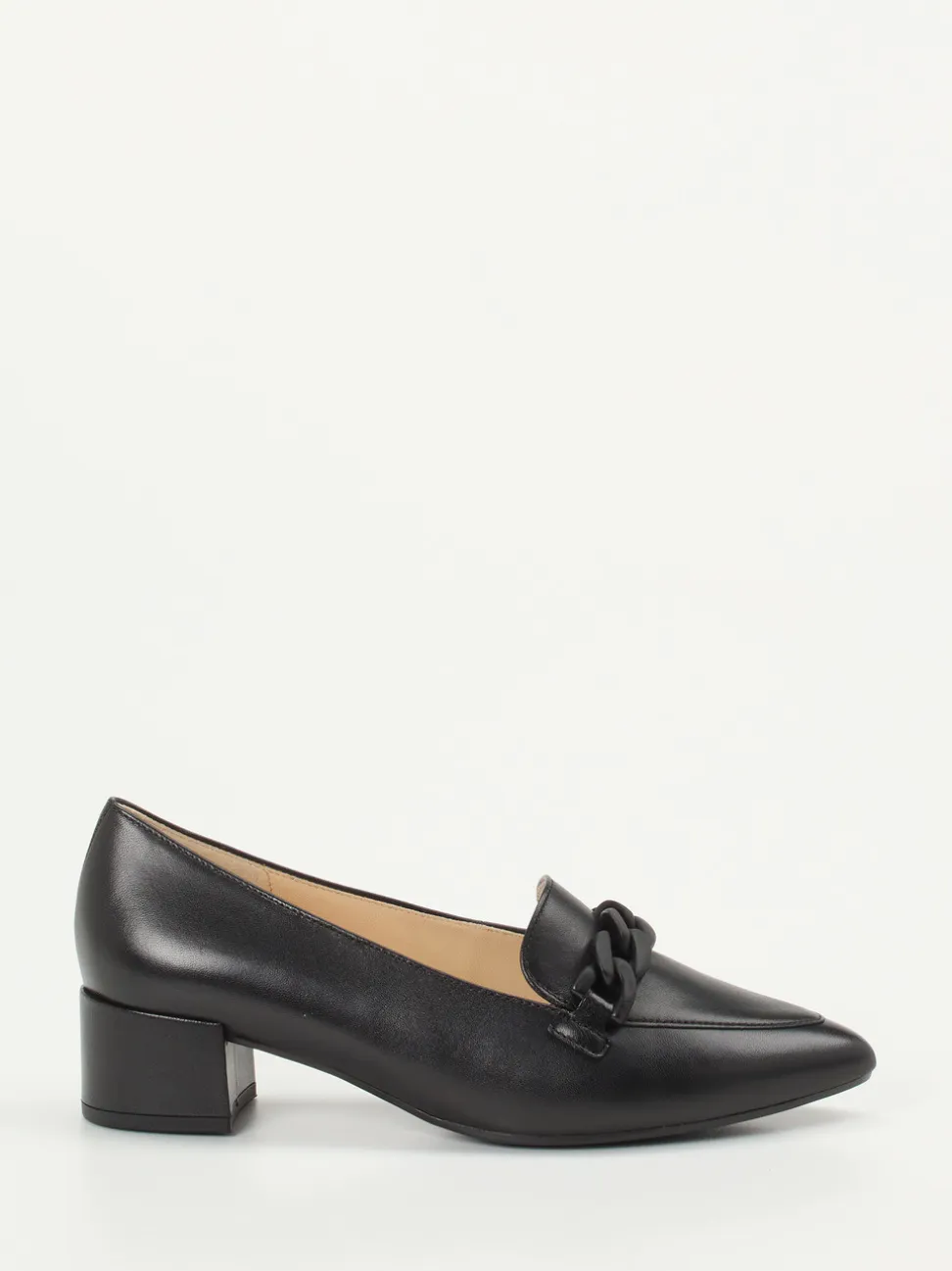 Gabor – Pumps aus Lammleder mit Kettendetail