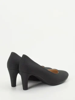 Gabor – Pumps aus Metallicleder in Schwarz