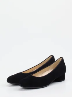 Gabor – Pumps aus Veloursleder schwarz