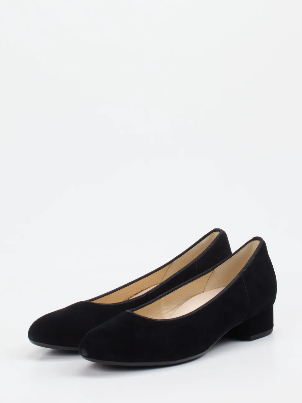 Gabor – Pumps aus Veloursleder schwarz
