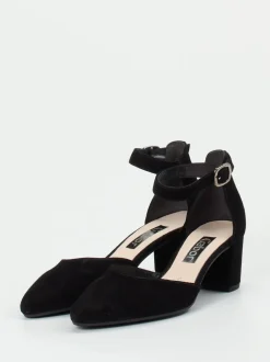 Gabor – Pumps aus Veloursleder in Schwarz