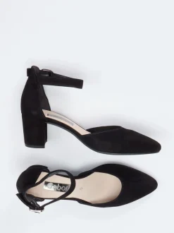 Gabor – Pumps aus Veloursleder in Schwarz