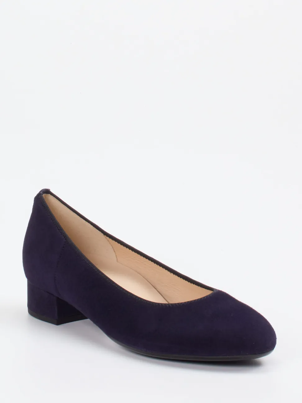 Gabor – Pumps aus Veloursleder in Dunkelviolett