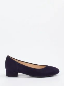 Gabor – Pumps aus Veloursleder in Dunkelviolett
