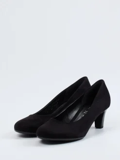 Gabor – Pumps aus Veloursleder Schwarz