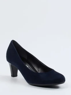 Gabor – Pumps aus Veloursleder Dunkelblau