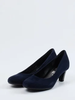 Gabor – Pumps aus Veloursleder Dunkelblau
