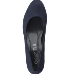 Gabor – Pumps aus Veloursleder Dunkelblau