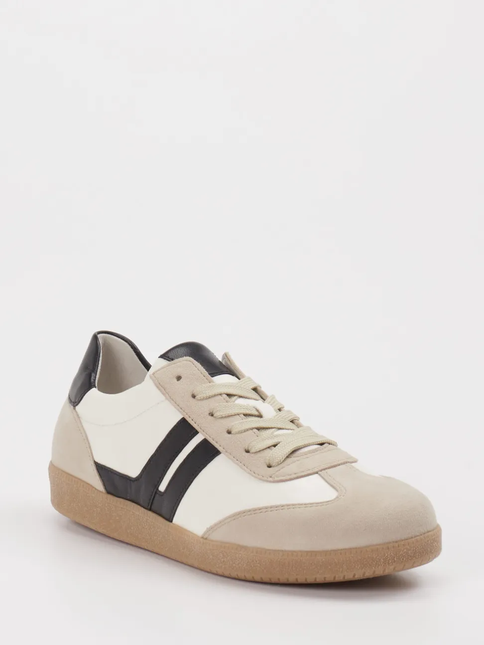 Gabor – Retro-Sneaker aus Veloursleder und Leder