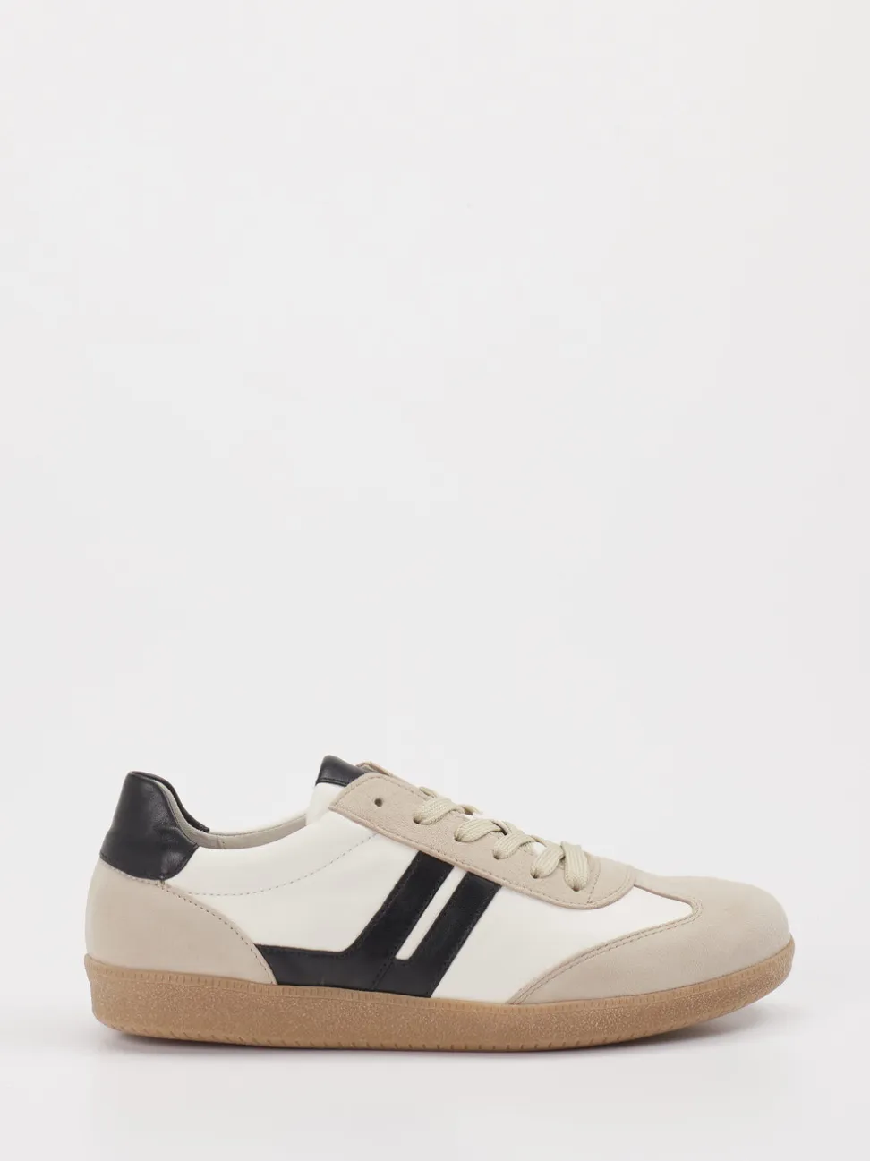Gabor – Retro-Sneaker aus Veloursleder und Leder