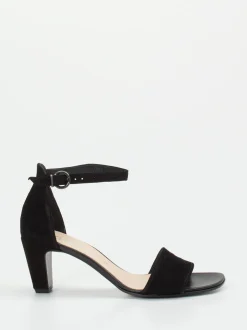 Gabor – Sandalette aus Veloursleder Schwarz