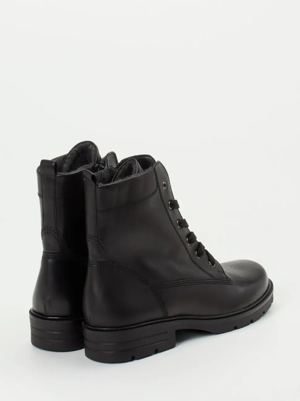 Gabor – Schnürboots aus Kalbleder schwarz
