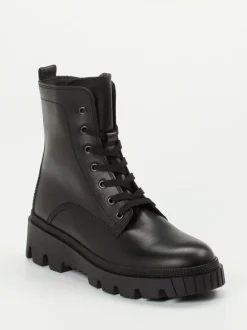 Gabor – Schnürboots aus Kalbleder in Schwarz