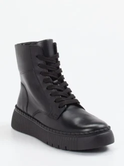 Gabor – Schnürboots aus Kalbleder Schwarz