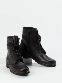 Gabor – Schnürboots aus Kalbleder schwarz