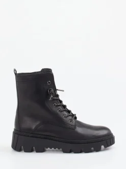 Gabor – Schnürboots aus Leder in Schwarz