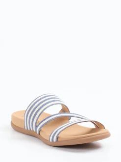 Gabor – Slides aus Textil mit Streifenmuster