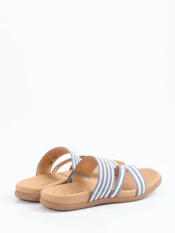 Gabor – Slides aus Textil mit Streifenmuster