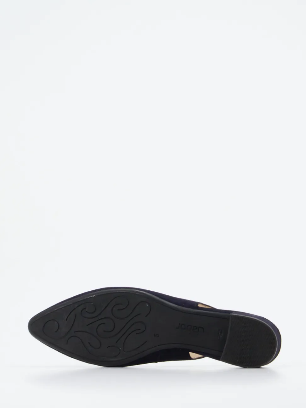 Gabor – Slingback-Pumps aus Veloursleder Dunkelblau