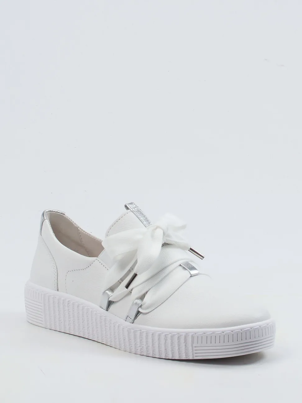 Gabor – Slip-On-Sneaker aus Hirschleder weiß
