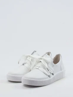 Gabor – Slip-On-Sneaker aus Hirschleder weiß