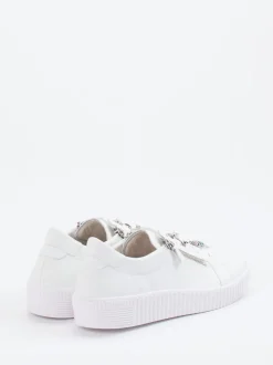 Gabor – Sneaker aus Kalbleder mit Schmuckdetails