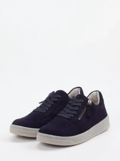 Gabor – Sneaker aus Kalbleder in Dunkelblau