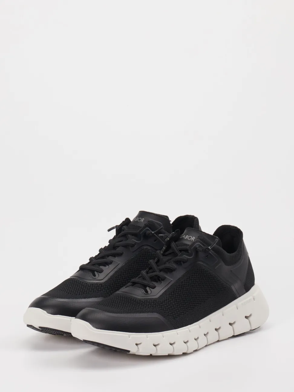 Gabor – Sneaker aus Textil in Schwarz mit Mesh