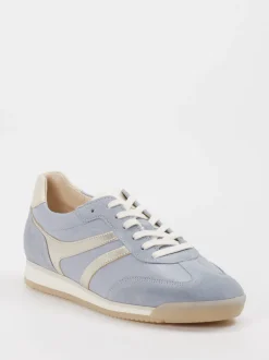Gabor – Sneaker aus Veloursleder Pastellblau