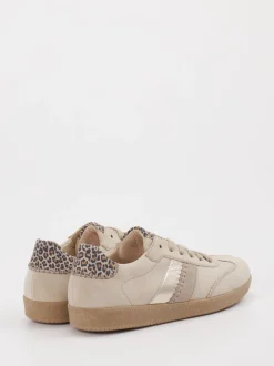 Gabor – Sneaker aus Veloursleder mit Leoprint