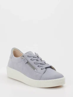 Gabor – Sneaker aus Veloursleder Pastellflieder