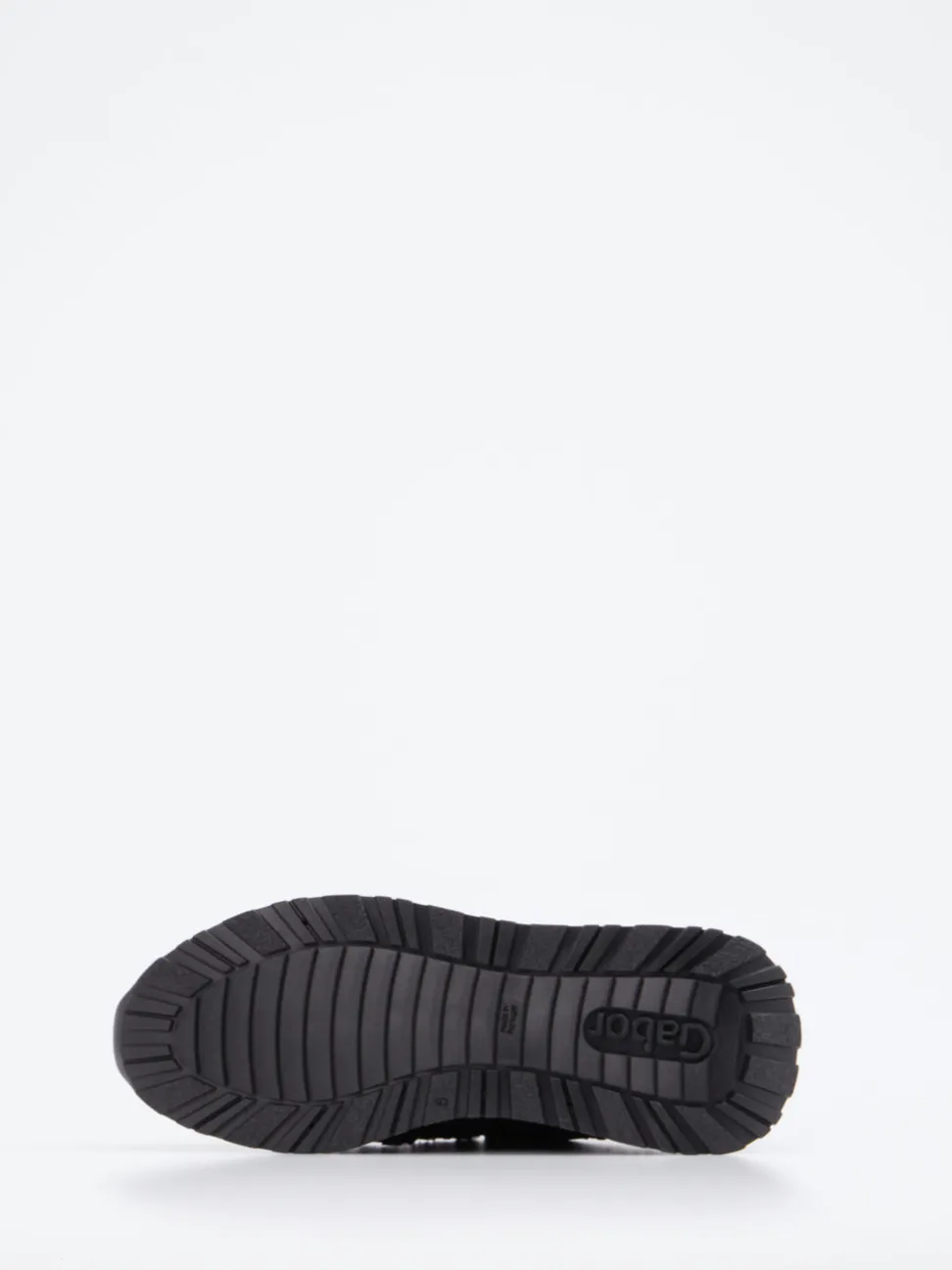 Gabor – Sneaker aus Veloursleder Schwarz