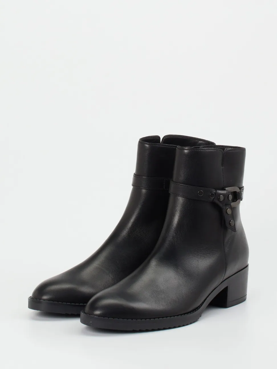 Gabor – Stiefelette aus Lammleder schwarz