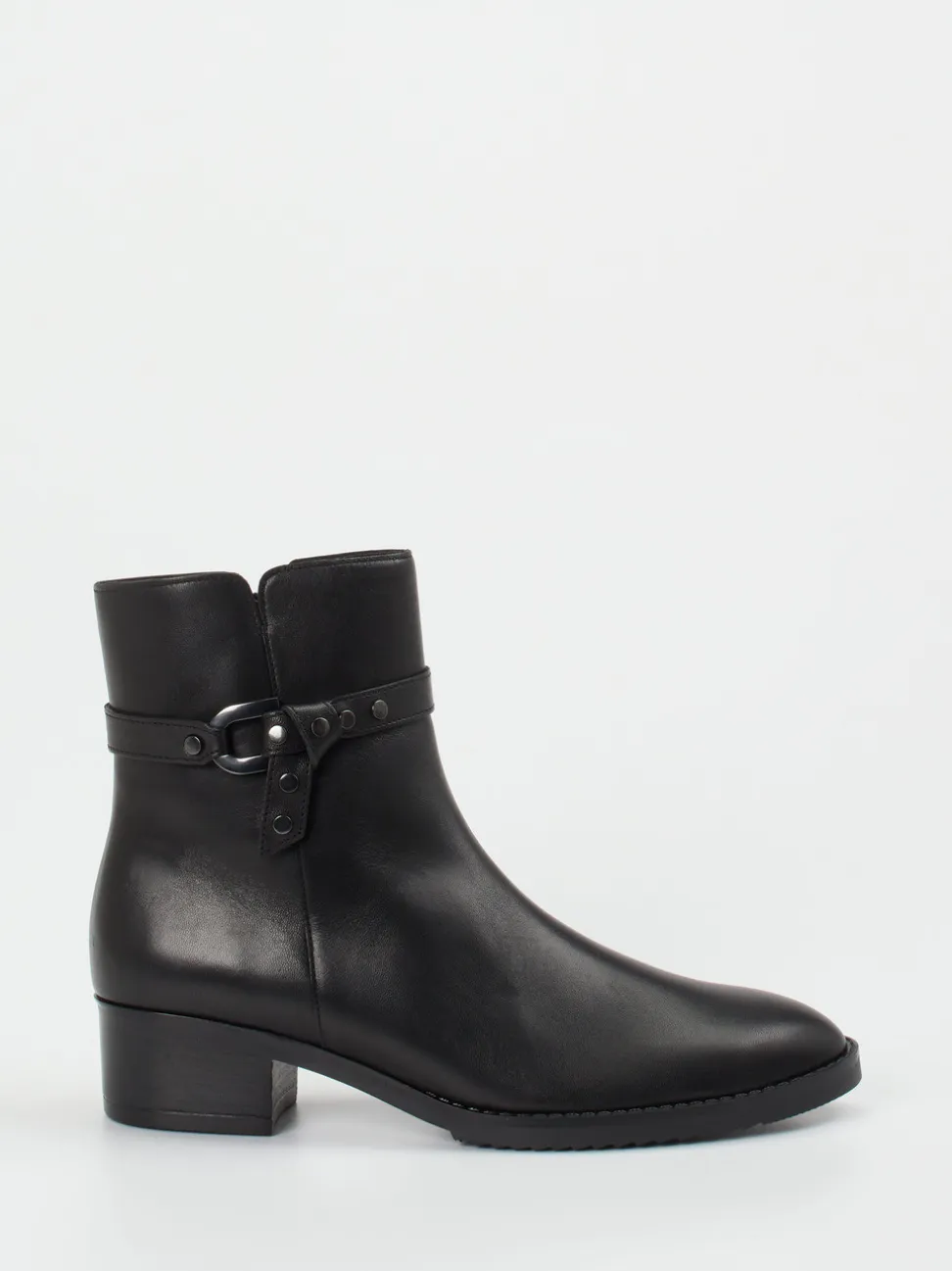 Gabor – Stiefelette aus Lammleder schwarz
