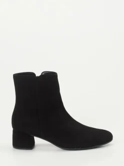 Gabor – Stiefeletten aus Veloursleder Schwarz