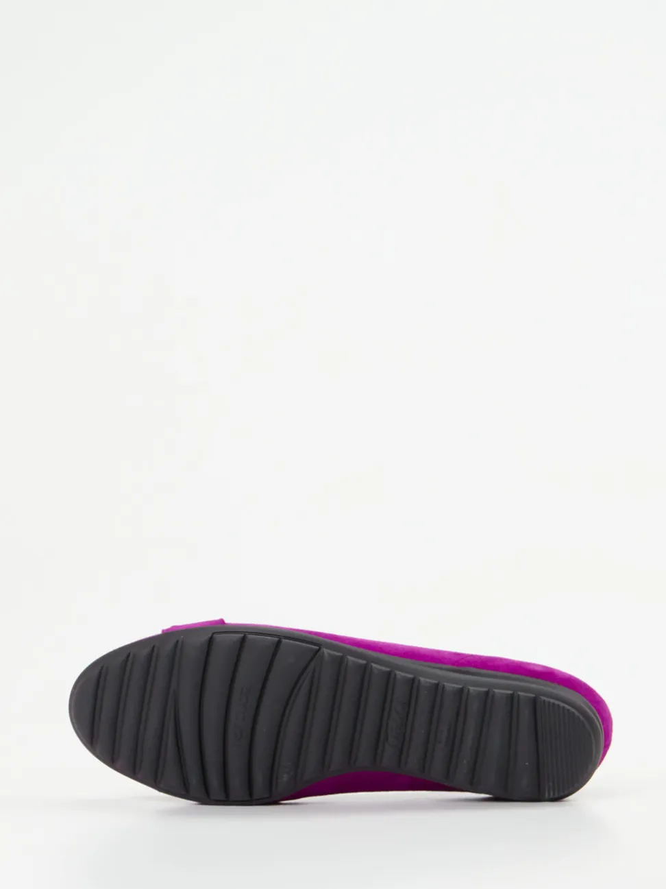 Gabor Comfort – Ballerinas aus Veloursleder pink