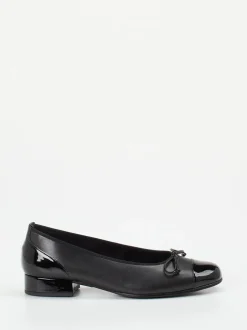 Gabor Comfort – Ballerinas aus Kalbleder in Schwarz