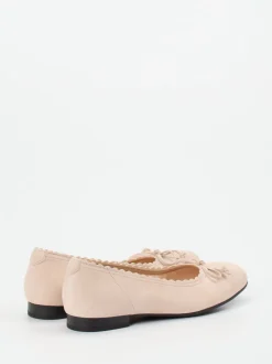 Gabor Comfort – Ballerinas aus Veloursleder Beige