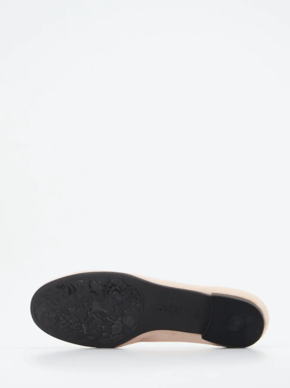 Gabor Comfort – Ballerinas aus Veloursleder Beige